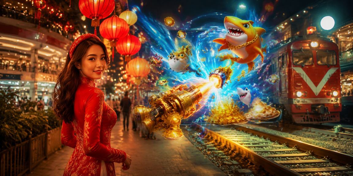 Người chơi giải trí tại chợ đêm Hà Nội với trò chơi bắn cá và đặt cược trực tuyến