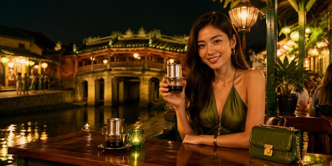 Không khí cà phê buổi sáng tại Hội An kết hợp xem kèo thể thao trực tuyến